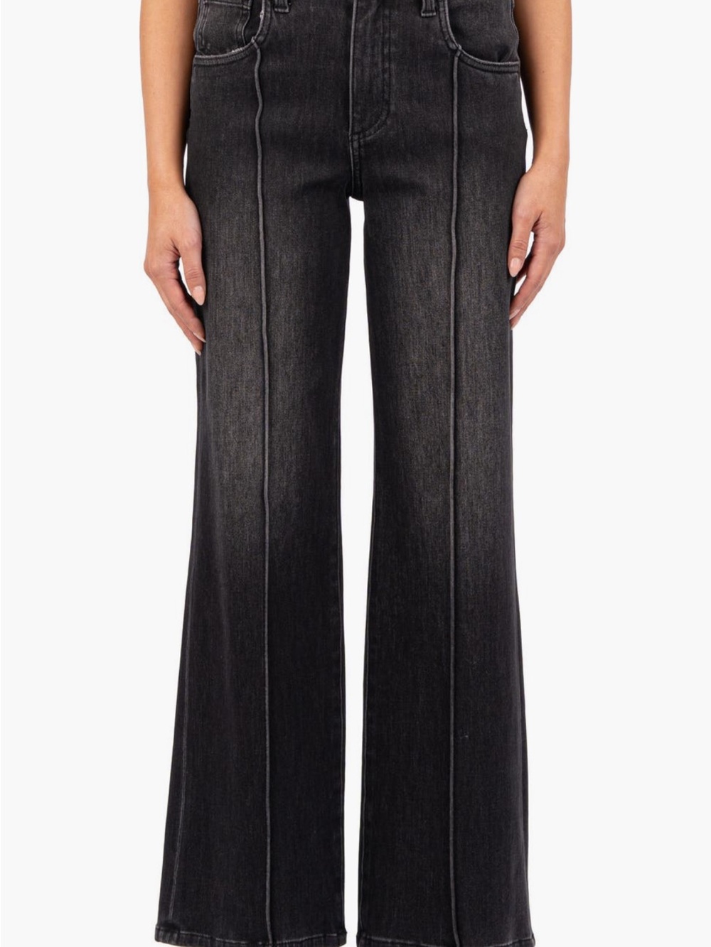 Kut from the Kloth Black High-Rise Flare Jeans